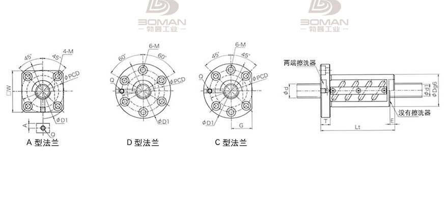 KURODA GR2505DT-AALR 黑田精工丝杆规格说明